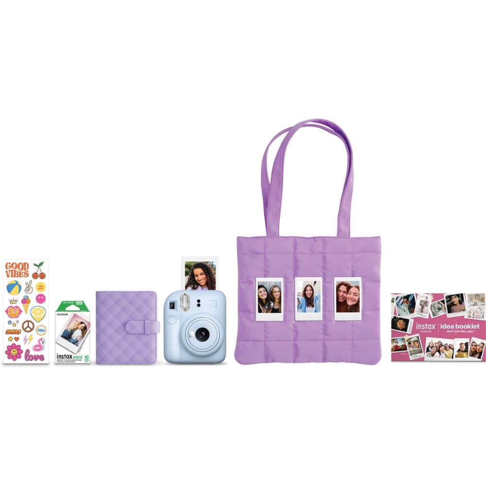 Câmera Instantânea Fujifilm Instax Mini 12 Bundle (2025) Azul