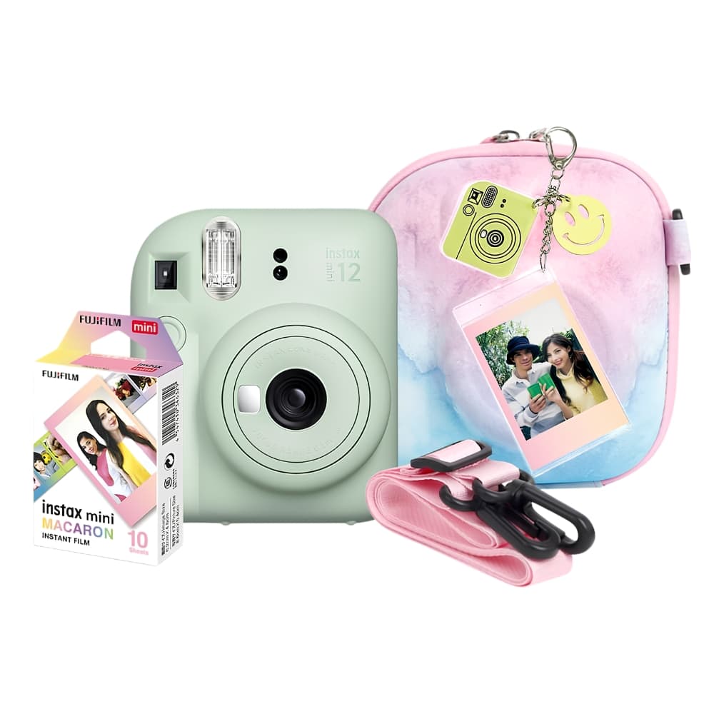 Câmera Instantânea Fujifilm Instax Mini 12 Kit Mint Green