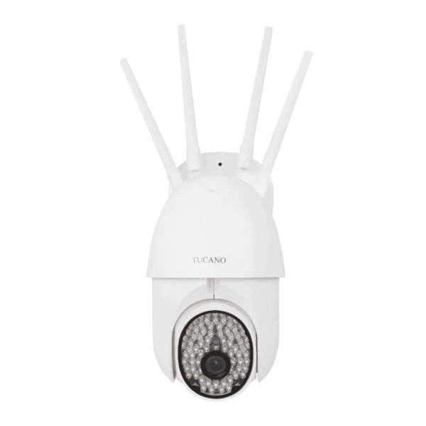 Câmera Ip Smart WiFi Tucano Tc-H79 HD com 4 Antenas - Branco