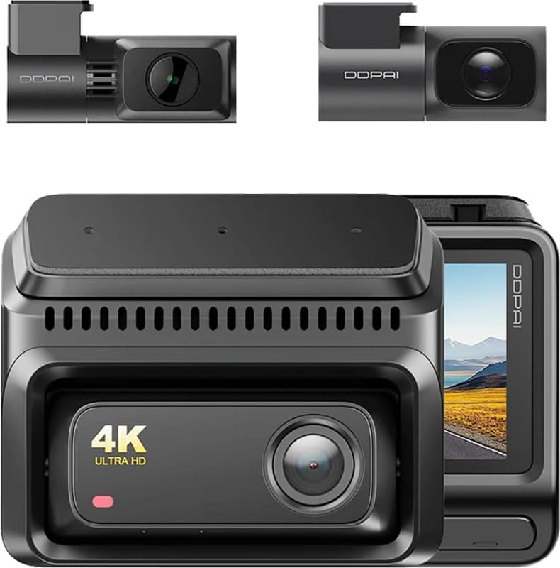 Câmera Veicular Ddpai Z60T Three Channel Set 4K Ultra HD Dash Cam