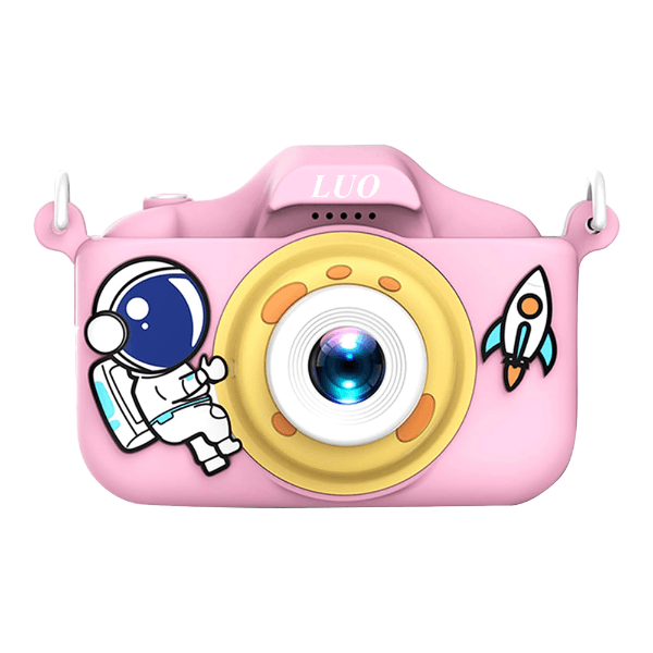 Câmera Infantil Luo Lu-X208 Tela 2'' 1000mAh 5V Astronauta Rosa