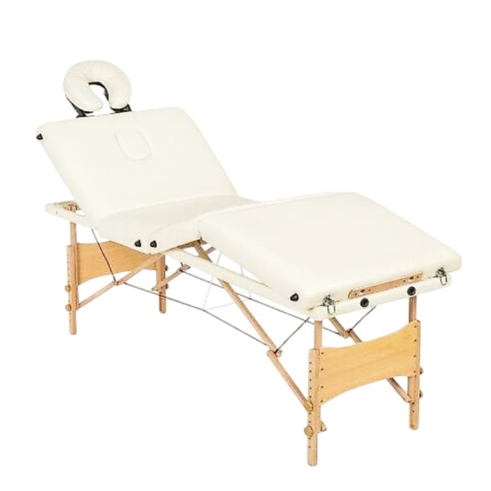 Maca Importacion China para Massagem Pés de Madeira Branco