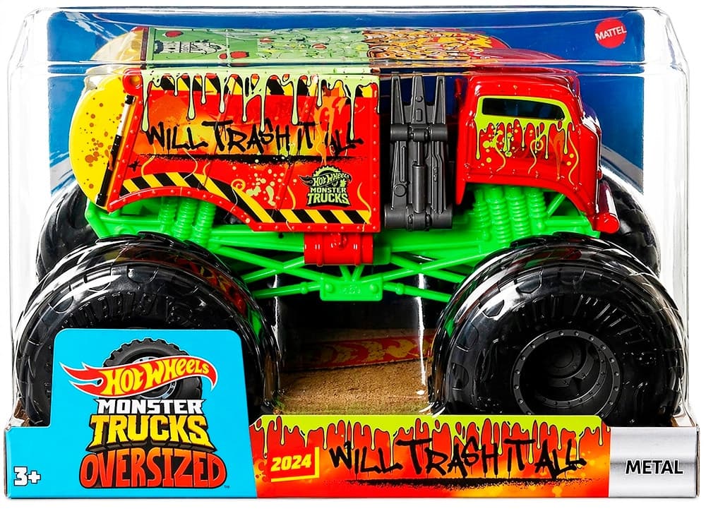 Caminhão Monster Truck Hot Wheels Will Trash It All