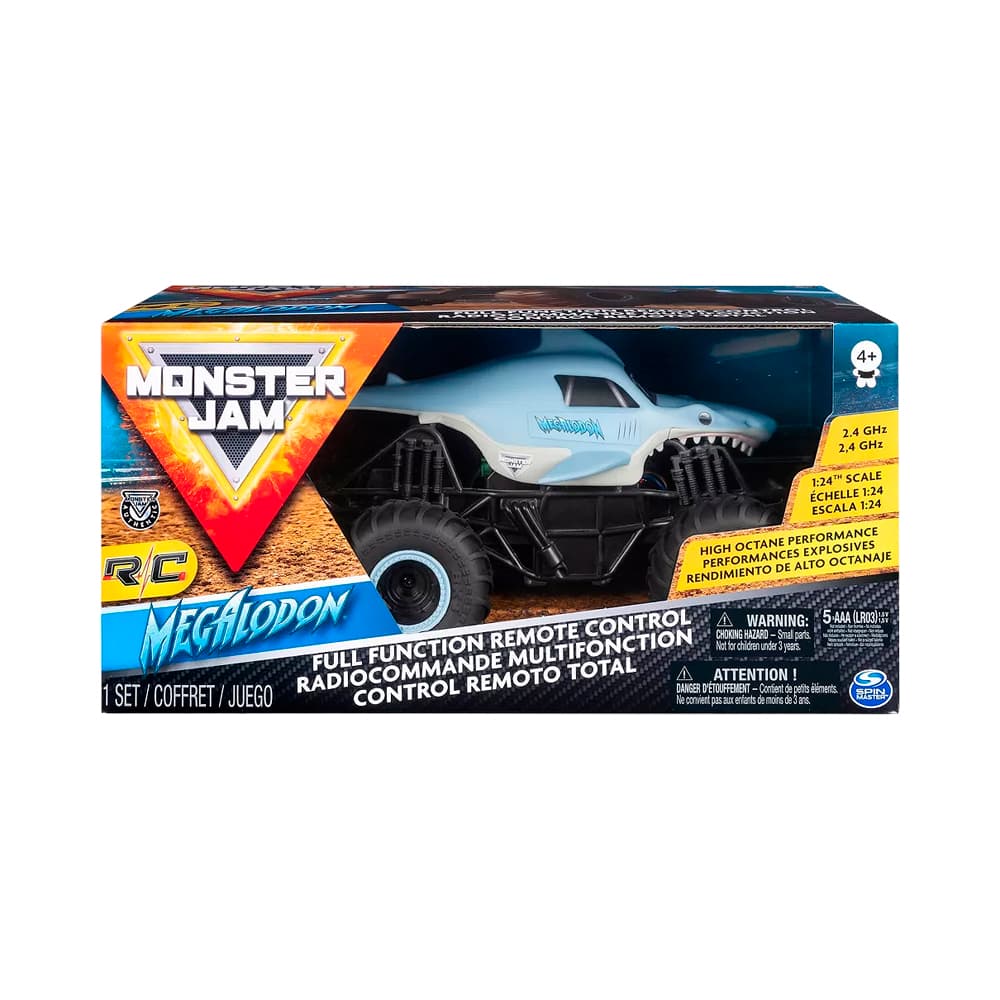 Caminhão de Brinquedo A Controle Spin Master Monster Jam Megalodon