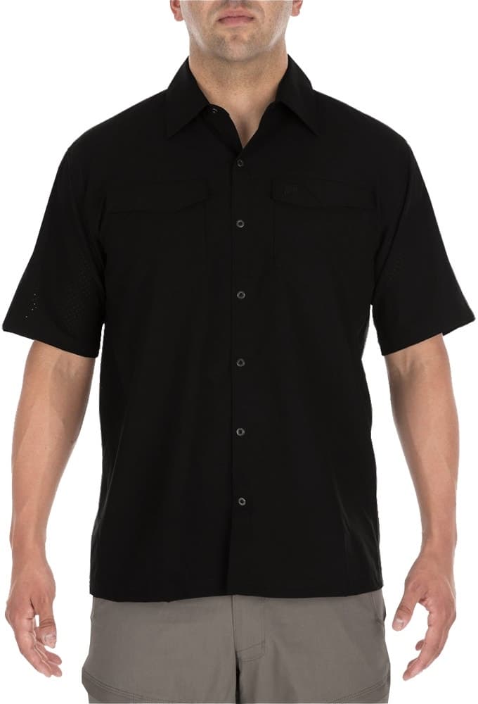 Camisa 5.11 Tactical Freedom Flex Ss Shirt 71340-019 Preto