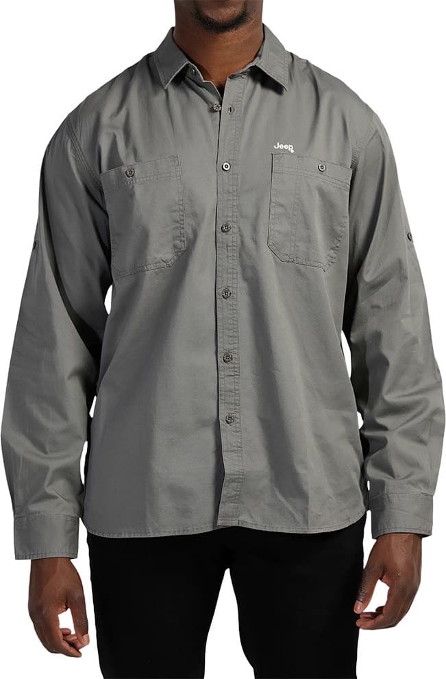 Camisa Jeep Jmw25056 Olive Masculina
