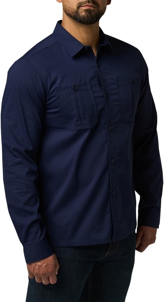 Camisa 5.11 Tactical Landen 72573-721 Pacific Navy