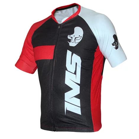 Camisa para Bike Ims Adventure Preto/Vermelho
