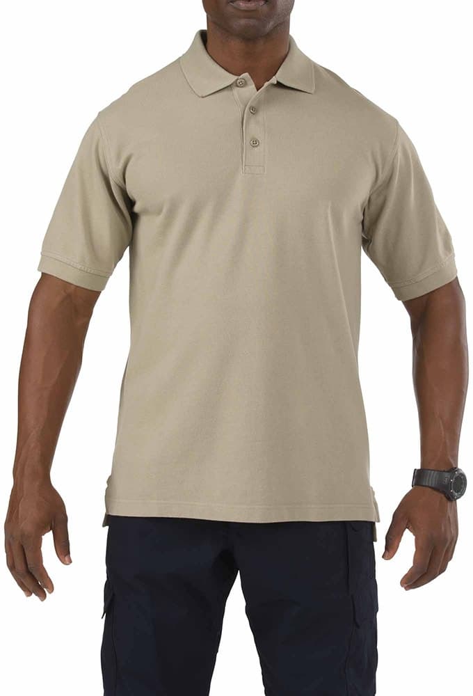 Camisa Polo Masculina 5.11 Tactical Professional 41060-160 Silver Tan