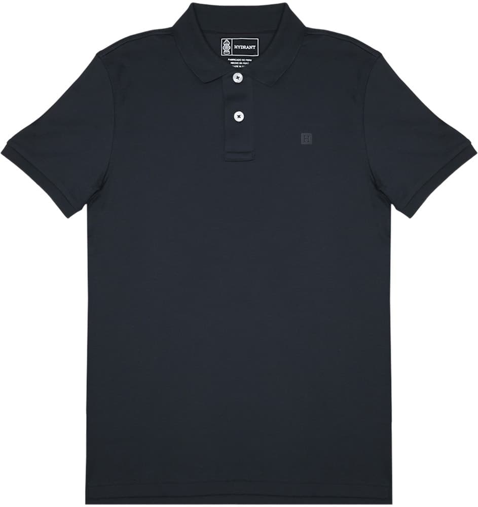 Camisa Polo Hydrant Poliéster Ph000011 Preta - Masculina