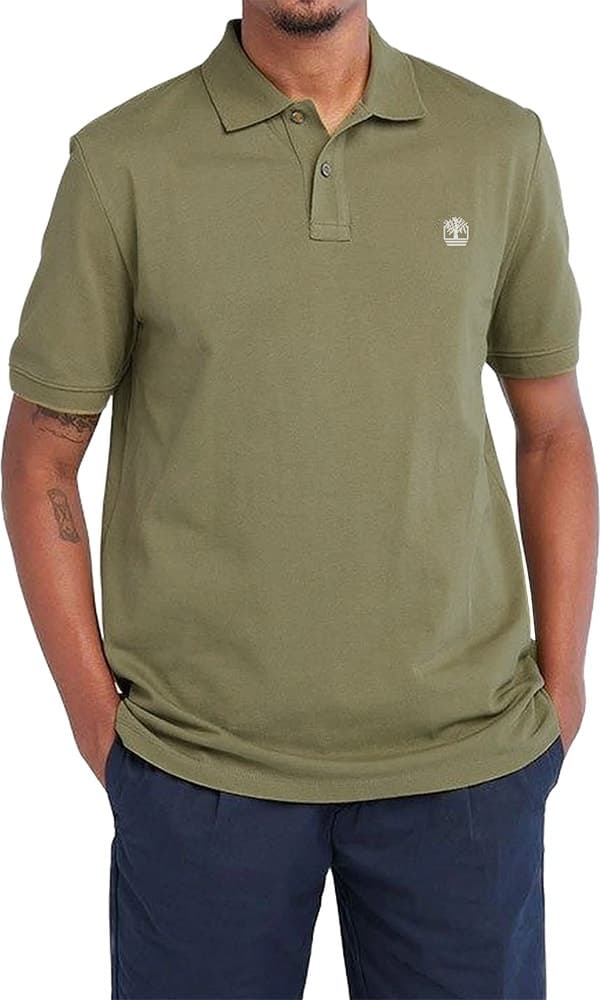Camisa Polo Masculina Timberland Ss M-R Pique Reg Cassel TB0A2BRY 590