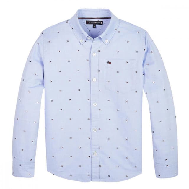 Camisa Infantil Masculino Tommy Hilfiger KB0KB05410 Regatta Tamanho 12