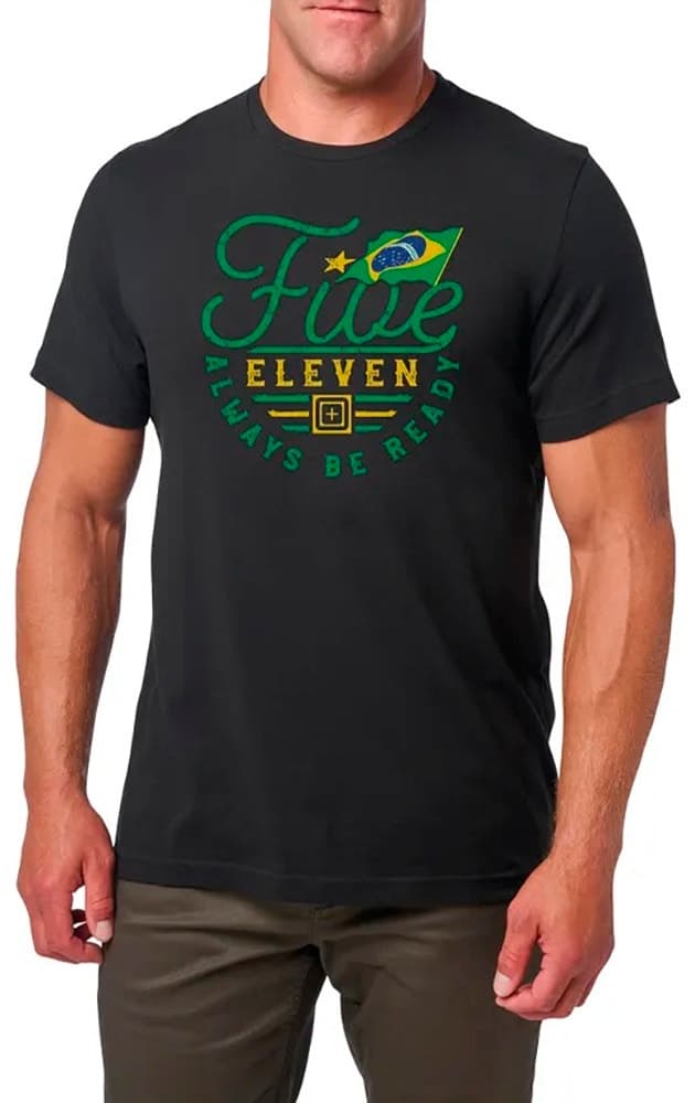 Camiseta Masculina 5.11 Brasil Mss-76341BZ-019