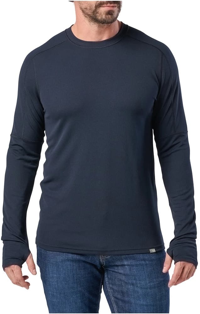 Camiseta 5.11 Tactical Tropos Baselayer Top 40183-724 Azul Marinho - Masculina