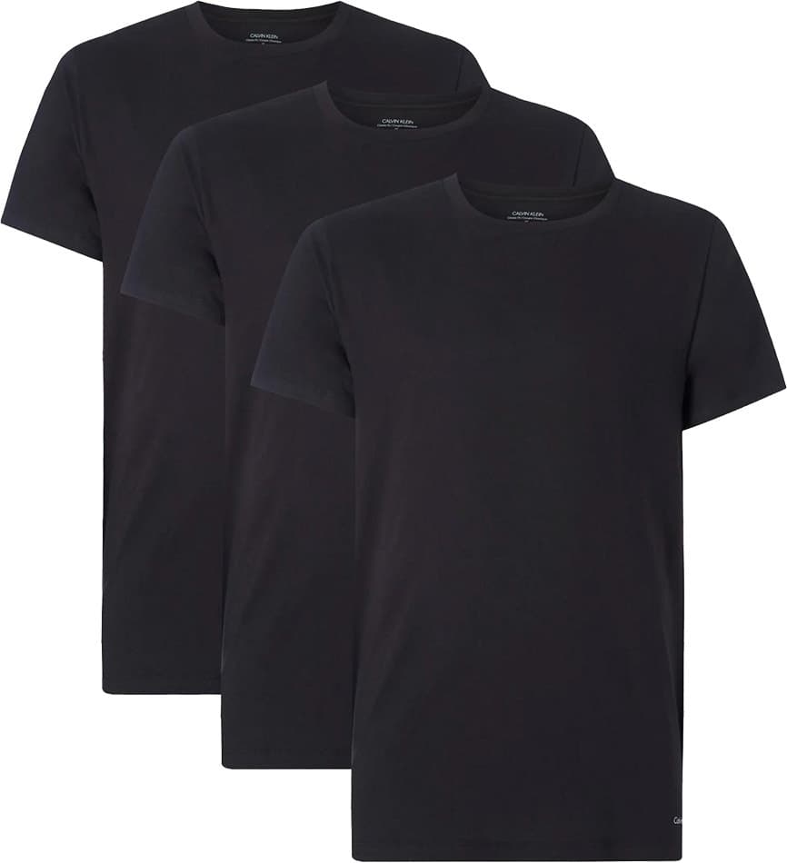 Camiseta Calvin Klein Nb4011 001 Masculina (3 Unidades)