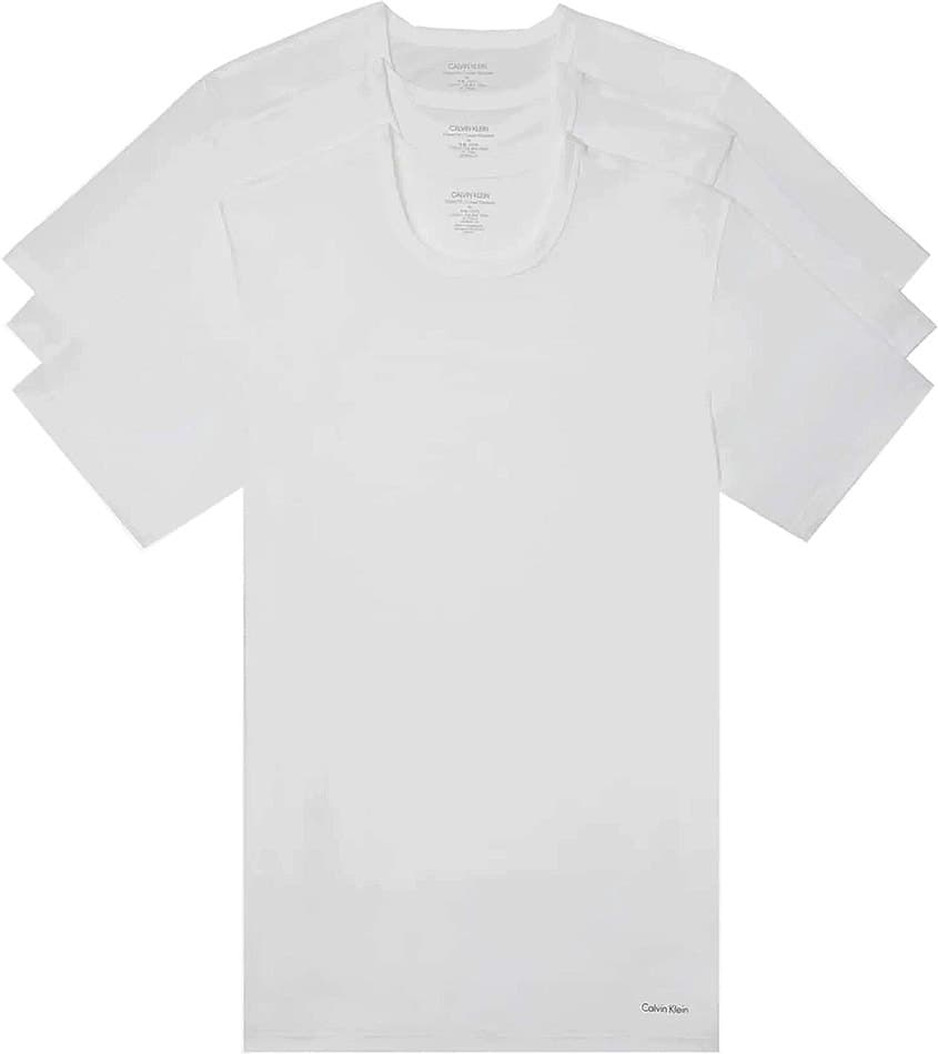 Camiseta Calvin Klein Nb4013 100 Masculina (3 Unidades)
