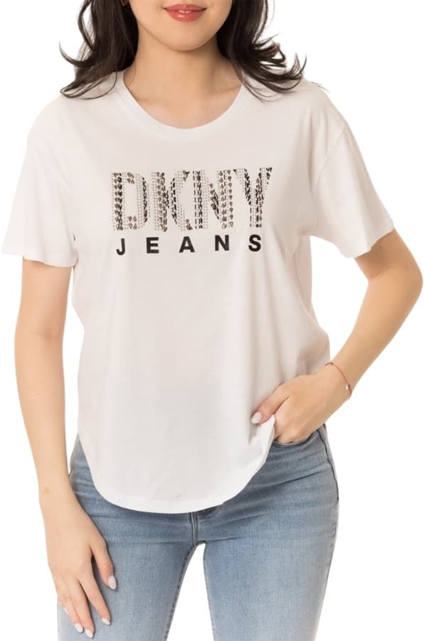 Camiseta Feminina Dkny E31FMQ1Q-Wht