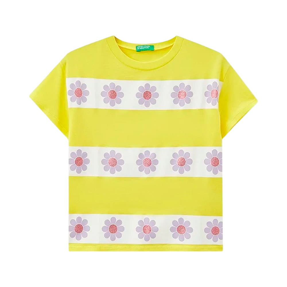 Camiseta Infantil Benetton 3I1XC10HZ 23D