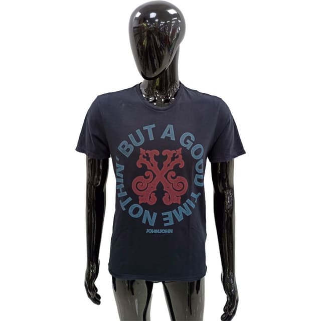 Camiseta John John Masculina P - Preto