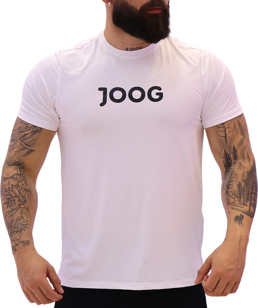 Camiseta Joog Básica Poliamida Branca Masculina