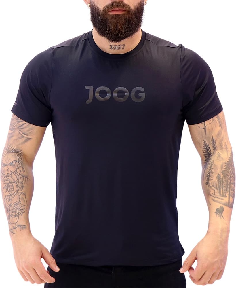 Camiseta Joog Básica Poliamida Preta Masculina