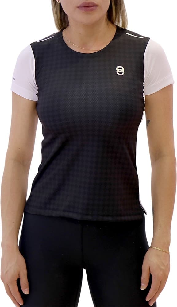 Camiseta Feminina Joog Dynamic Preto/Branco