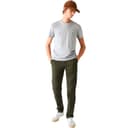 Camiseta Masculina Lacoste Th6709-Cca 05 Cinza Tam. 05