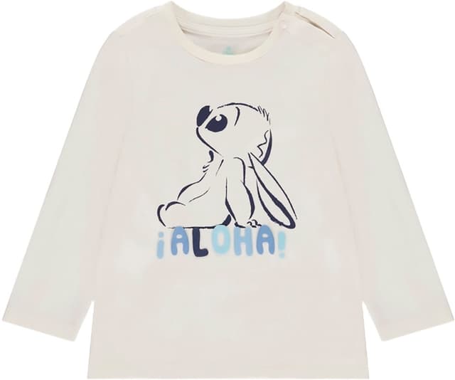 Camiseta de Manga Longa para Bebê Orchestra Hlanm7-Ecr Masculina