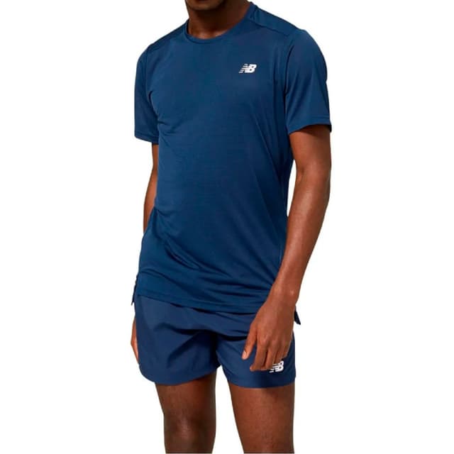 Camiseta New Balance MT23222NGO Masculino Accelerate S Azul