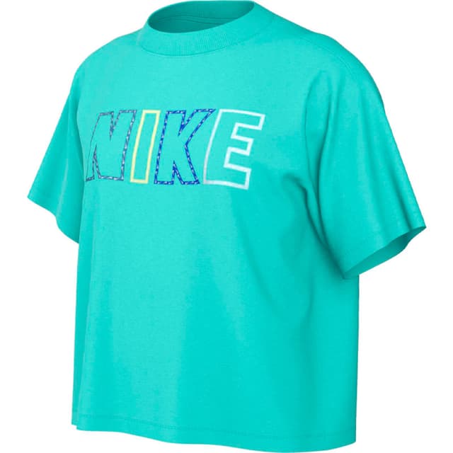 Camiseta Infantil Fz5561300 Nike Sportwear Essential Feminina Verde