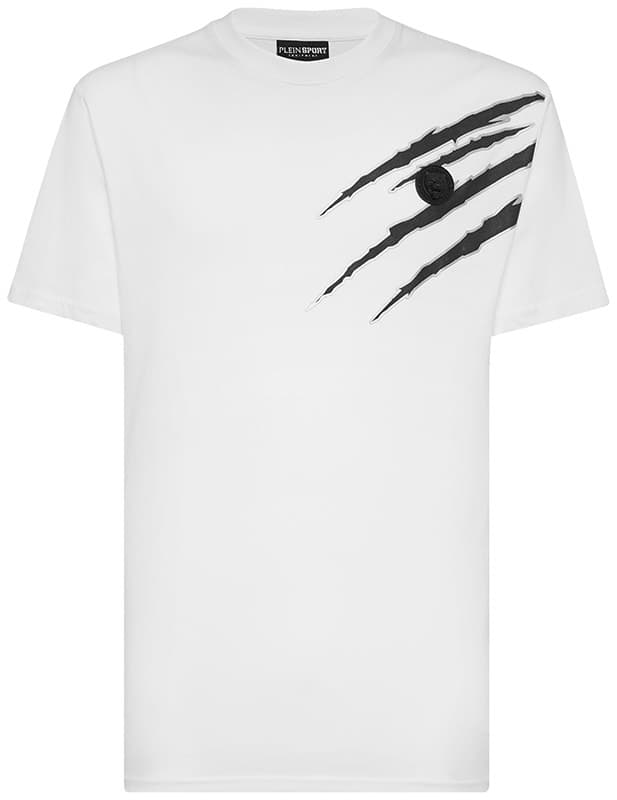 Camiseta Masculina Philipp Plein Sport Saec Mtk8019 STE001N 0170 Gola Redonda Manga Curta