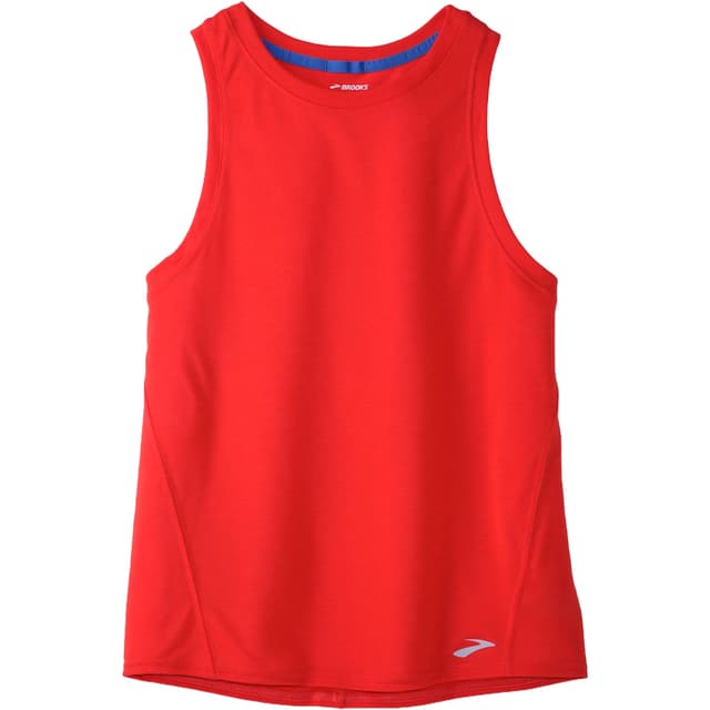 Camiseta Regata Feminino Brooks Distance Tank 2.0 Vermelho