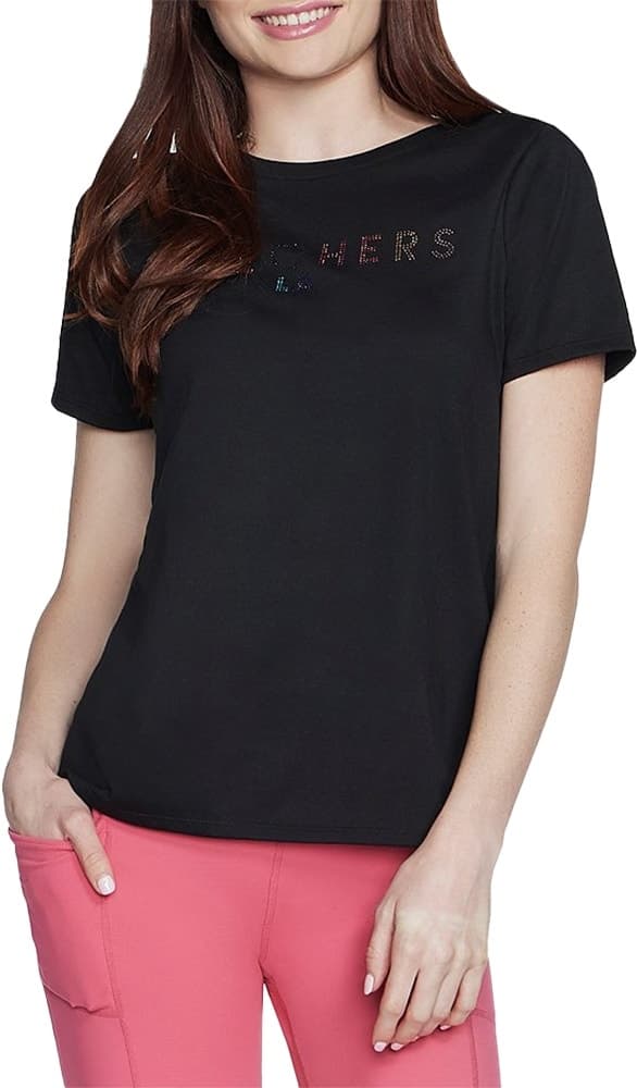 Camiseta Feminina Skechers TS40BLK