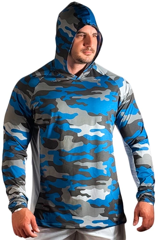 Camiseta Sunflex Confort Dry Upf50+ Masculina - Azul