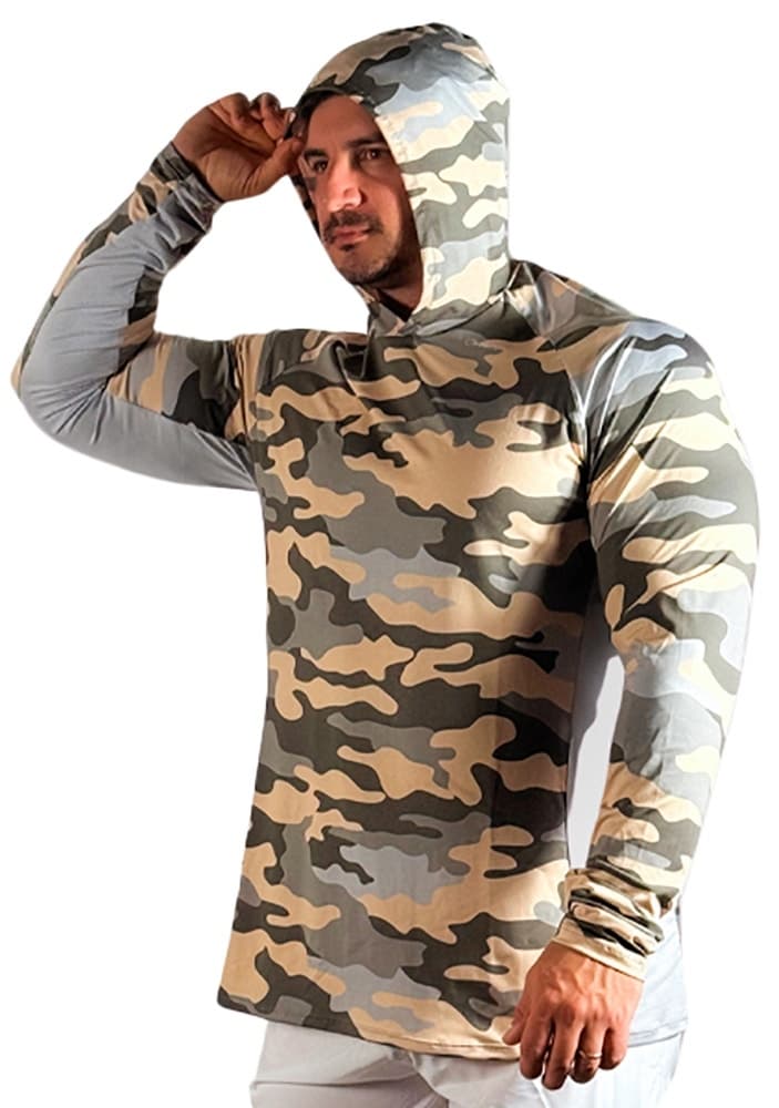 Camiseta Sunflex Confort Dry Upf50+ Masculina - Creme