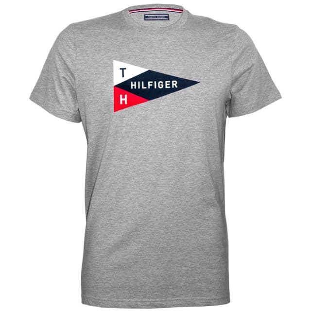 Camiseta Tommy Hilfiger Masculino MW0MW03569-501 L Cinza Tam. L
