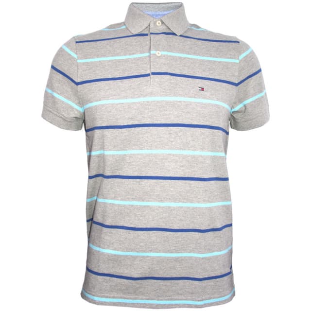 Camiseta Polo Masculino Tommy Hilfiger C8878A7672-004 M Cinza