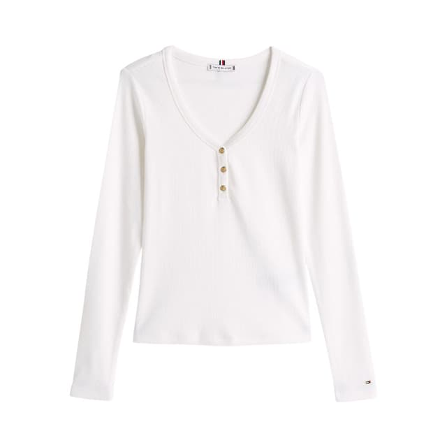 Camiseta Tommy Hilfiger WW0WW43905 Ybl Feminino
