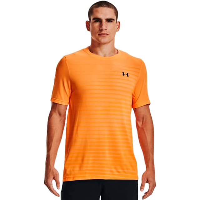 Camiseta Masculina Under Armour 1361133-857 Sm Laranja