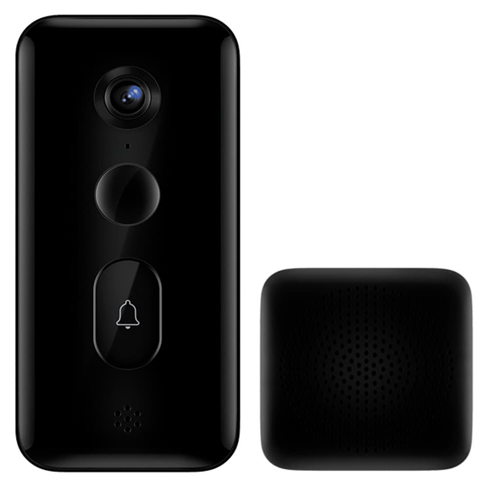 Campainha Inteligente Xiaomi Smart Doorbell 3 2K Wi-Fi Preta