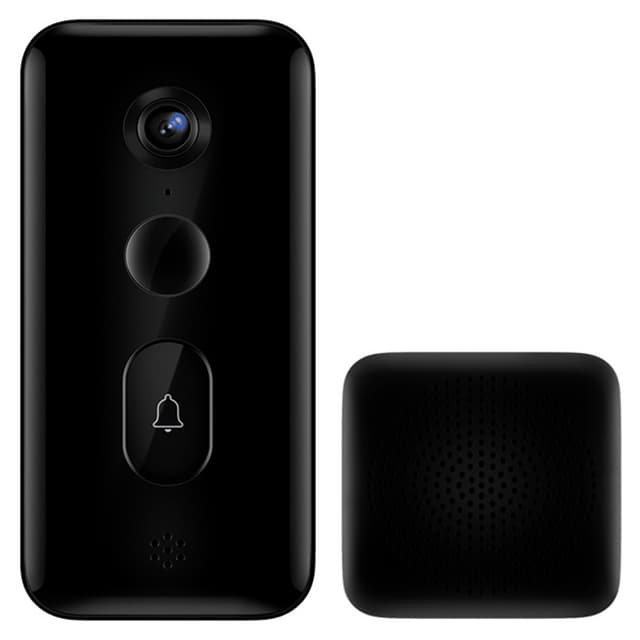 Campainha Inteligente Xiaomi Smart Doorbell 3 2K Wi-Fi Preta