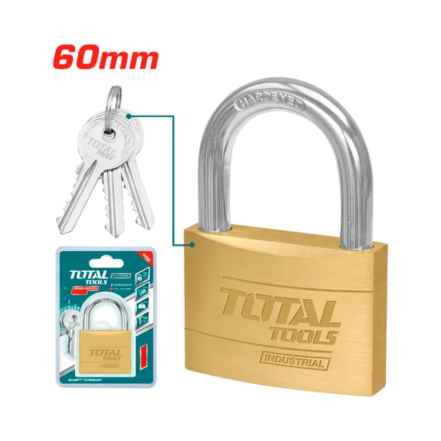 Cadeado de Aço Total 60 Mm Bronze