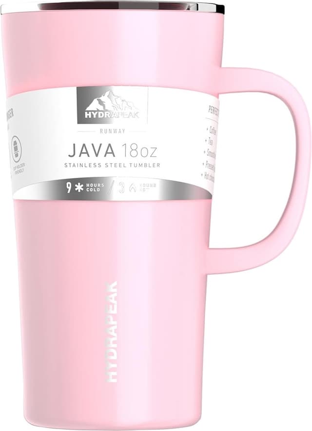 Caneca Térmica Hydrapeak Java 530ml - Rosa