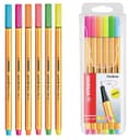 Anúncio: Caneta Fineliner Neon Stabilo Point 88 0.4 mm 88/6-1 (6 Cores)
