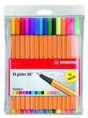 Anúncio: Caneta Fineliner Stabilo Point 88 0.4 mm 8815 - (15 Cores)