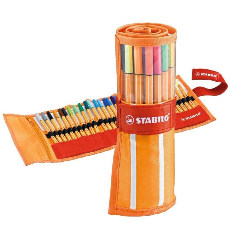 Caneta Fineliner Stabilo Point 88 0.4 Mm 8830-2 - 30 Cores
