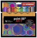 Anúncio: Caneta Fineliner Stabilo Point 88 0.4mm Arty 8824-1-20 (24 Cores)
