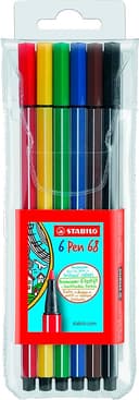 Anúncio: Caneta Pen 68 Stabilo (6 Cores)