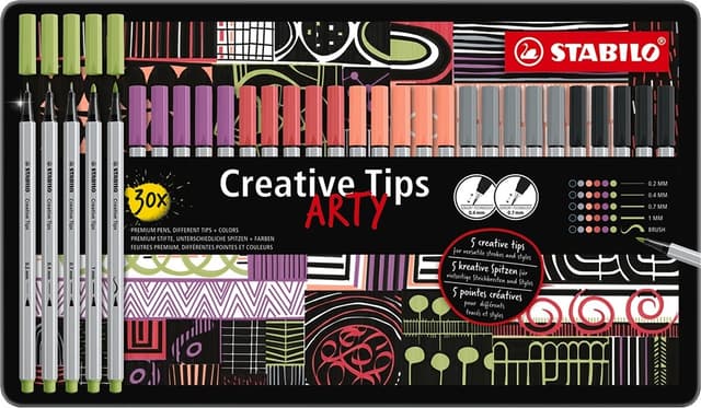Caneta Stabilo Creative Tips Arty 89/30 (30 Unidades)