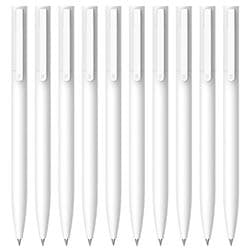 Caneta Esferográfica Xiaomi Mi Ballpoint Kit com 10 Branco